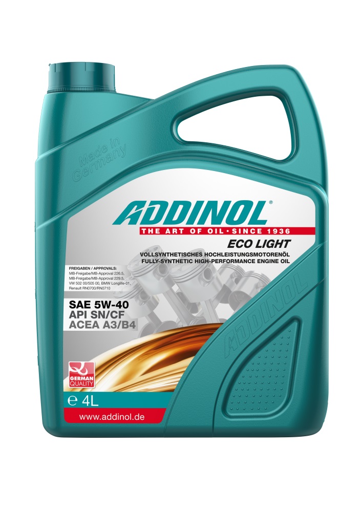 Моторне масло ADDINOL ECOLight 5W-40 5 л
