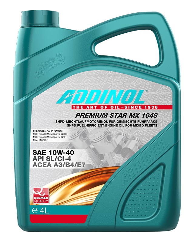 Моторне масло ADDINOL PremiumStar MX1048 10W-40 4 л
