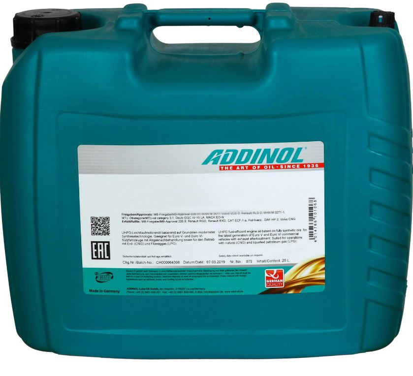 Моторное масло ADDINOL SemiSynth 1040 10W-40 20 л