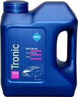 Масло Aral SuperTronic 0W-40 синтетическое, 4л