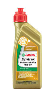 Трансмиссионное масло Castrol Syntrax Universal Plus 75W-90 1л