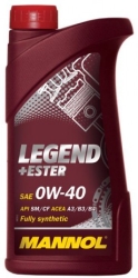 Масло моторное MANNOL LEGEND+ESTER SAE 0W-40 1л