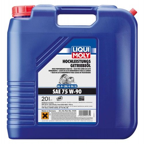 Масло трансмиссионное LIQUI MOLY SAE 75W-90 HOCHLEISTUNGS-GETRIEBEOIL 20л