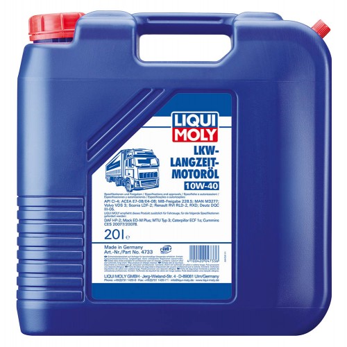 Моторна олива LIQUI MOLY LKW Langzeit Motoroil 10W-40 20л