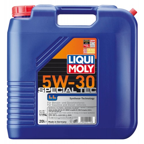 Моторна олива LIQUI MOLY  Leichtlauf Special LL SAE 5W-30  синтетика 20л