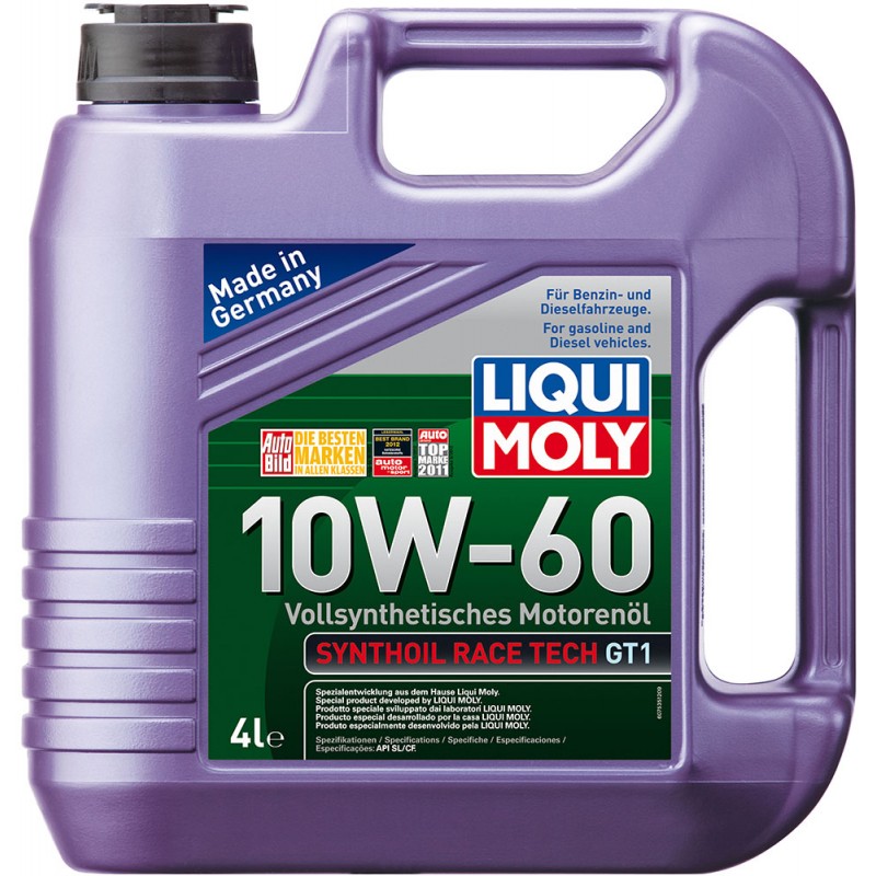 Моторна олива LIQUI MOLY Synthoil Race Tech GT1 10W-60 4л