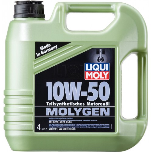 Масло моторное LIQUI MOLY Molygen SAE 10W-50 полусинтетика 4л
