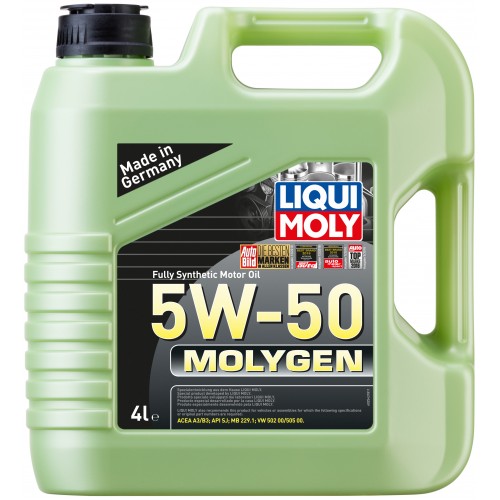 Масло моторное LIQUI MOLY Molygen SAE 5W-50 синтетика 4л
