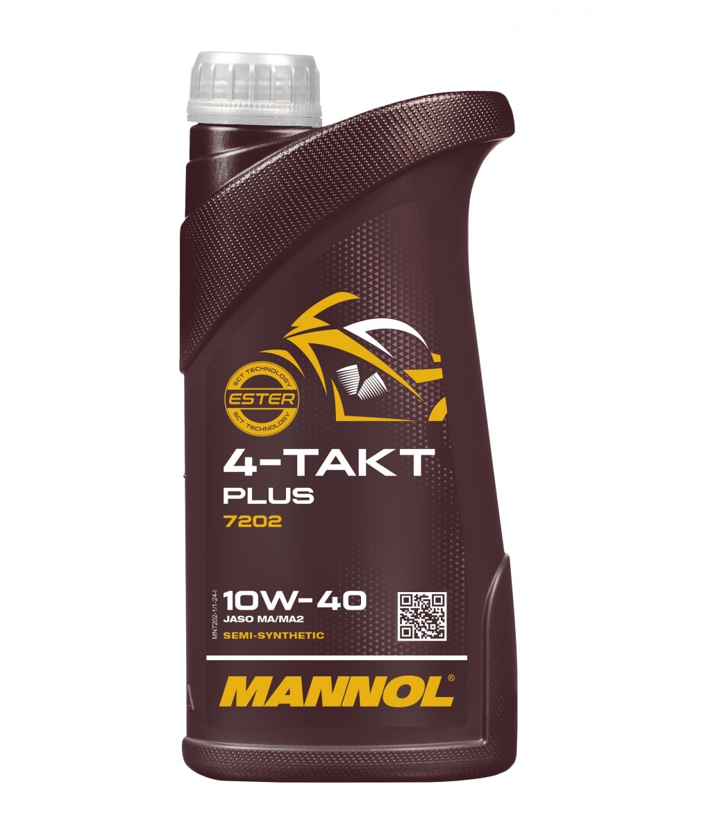 Масло моторное MANNOL 4-TAKT PLUS SAE 10W-40 1л