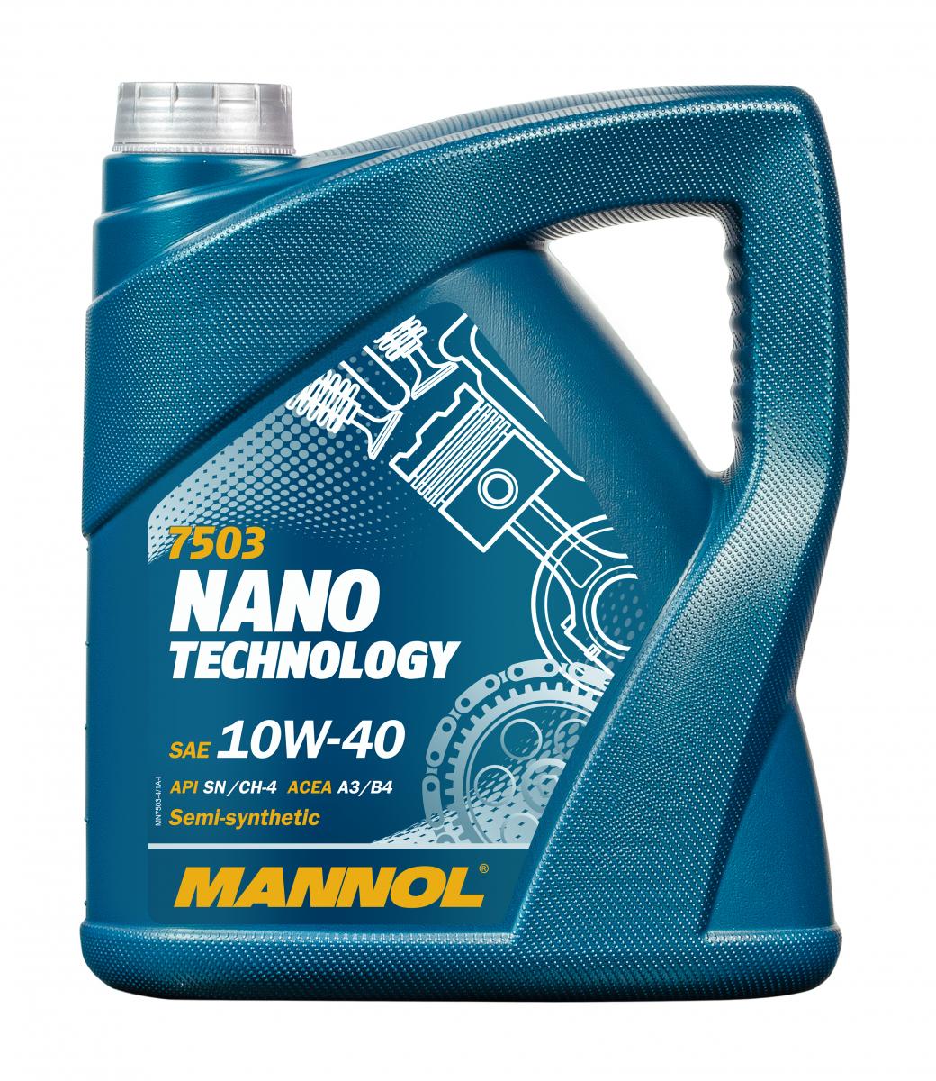 Масло моторное MANNOL NANO TECHNOLOGY 10W-40 4л