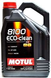 Моторное масло MOTUL 8100 ECO-CLEAN 5W-30 5л