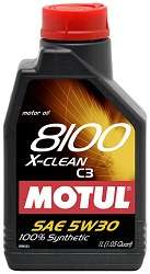 Моторне масло MOTUL 8100 X-CLEAN 5W-30 1л