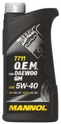 Моторна олива MANNOL O.E.M. FOR DAEWOO GM SAE 5W-40 1л