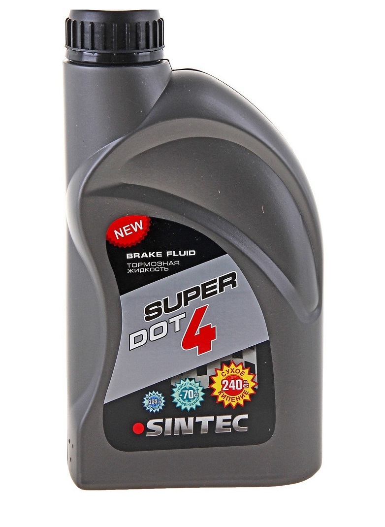 Тормозная жидкость Sintec Super DOT-4 0,5л