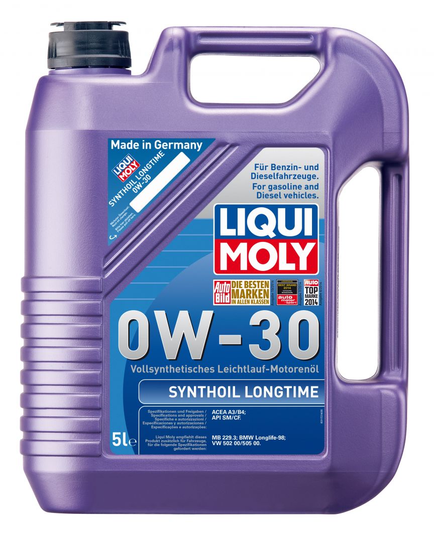 Масло моторное LIQUI MOLY Synthoil Longtime SAE 0W-30  синтетика 5л