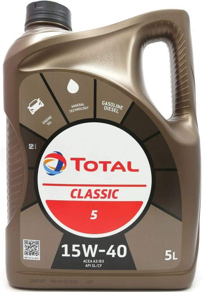 Моторное масло TOTAL CLASSIC 15W-40 5л