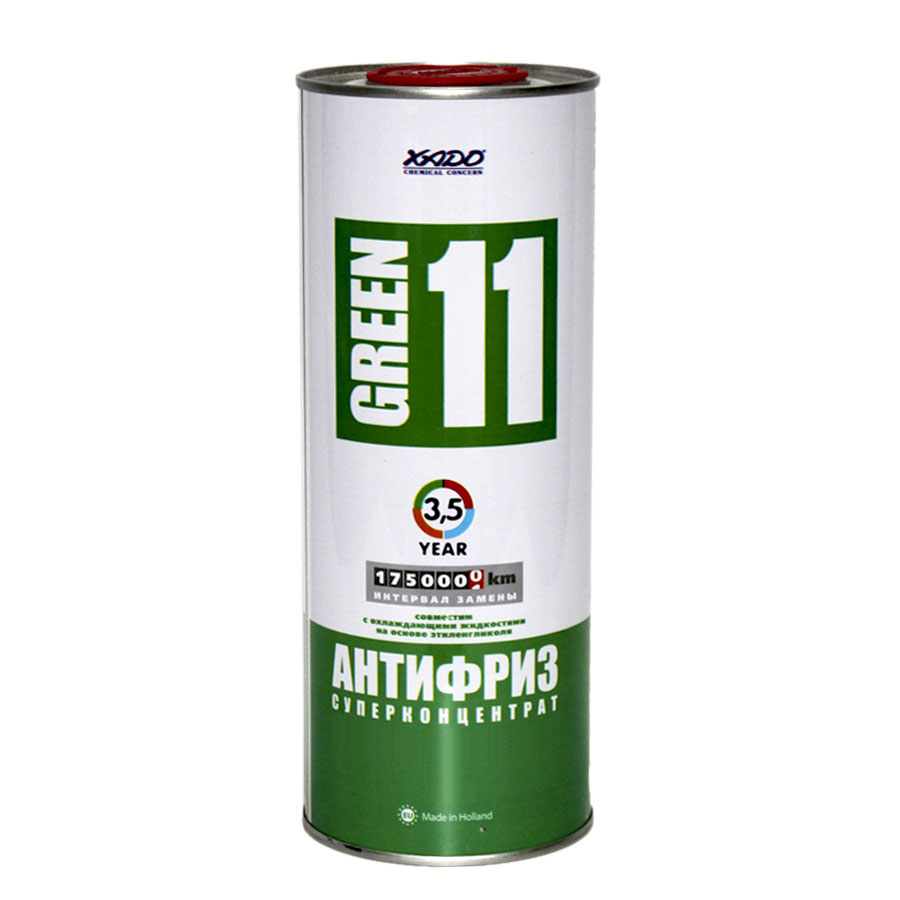 Антифриз XADO Antifreeze Green 11 G11 -40 2л
