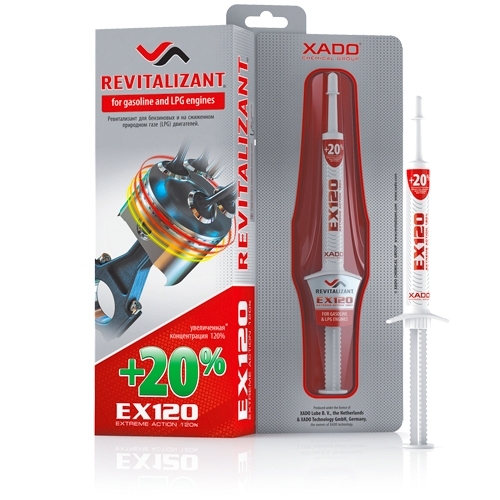 Ревитализант для бензиновых двигателей XADO EX120 8мл