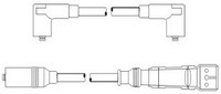 Комплект высоковольтных проводов SCT PS 6561