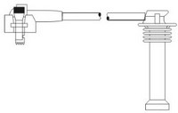 Комплект высоковольтных проводов SCT PS 6719