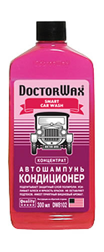 Автошампунь-кондиционер концентрат Doctor Wax 300мл