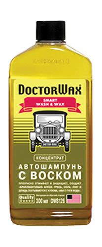 Автошампунь з воском концентрат Doctor Wax 300мл