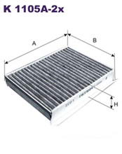 Фильтр салона FILTRON K 1105A-2x