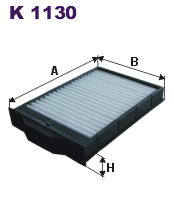 Фильтр салона FILTRON K 1130