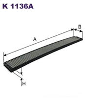 Фильтр салона FILTRON K 1136A
