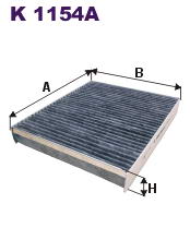 Фильтр салона FILTRON K 1154A