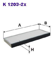 Фильтр салона FILTRON K 1203-2x