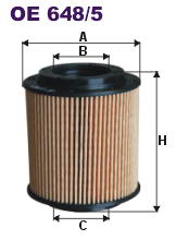 Фильтр масляный Filtron OE 648/5