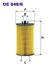 Фильтр масляный Filtron OE 648/6