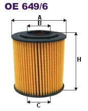 Фильтр масляный Filtron OE 649/6
