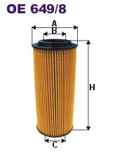 Фильтр масляный Filtron OE 649/8