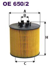 Фильтр масляный Filtron OE 650/2