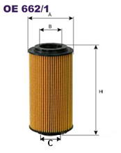 Фильтр масляный Filtron OE 662/1