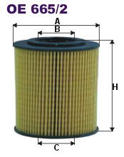 Фильтр масляный Filtron OE 665/2