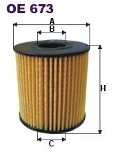 Фильтр масляный Filtron OE 673