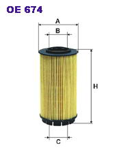 Масляний фільтр FILTRON OE674