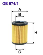 Фильтр масляный Filtron OE 674/1