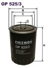 Масляний фільтр FILTRON OP525/3