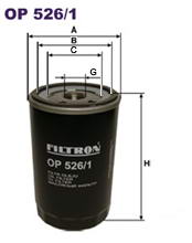 Фильтр масляный Filtron OP 526/1