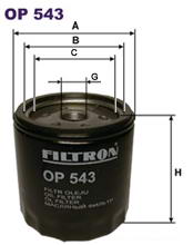 Масляний фільтр FILTRON OP543