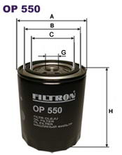 Масляний фільтр FILTRON OP550
