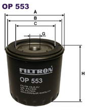 Фильтр масляный Filtron OP 553
