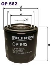 Фильтр масляный Filtron OP 562