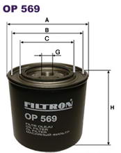 Фильтр масляный Filtron OP 569