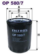 Фильтр масляный Filtron OP 580/7