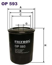 Фильтр масляный Filtron OP 593
